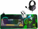 Yggdrasil 4-in-1 Gaming Bundle - Fury X Gaming Mus, X2 Musematte, Yggdrasil X Headset, Apex6 Mekanisk Tastatur thumbnail