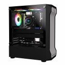 PC i deler: Greencom Cosmic 590X kabinett + ZEUS 700W PSU + Hydra ELITE X120 Vannkjøler thumbnail