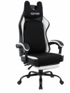 GUNGNIR Arctic White Gamingstol G-Hybrid Leather thumbnail