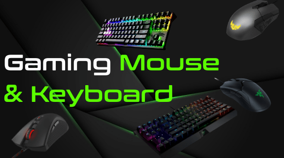 Gaming mouse and keyboards