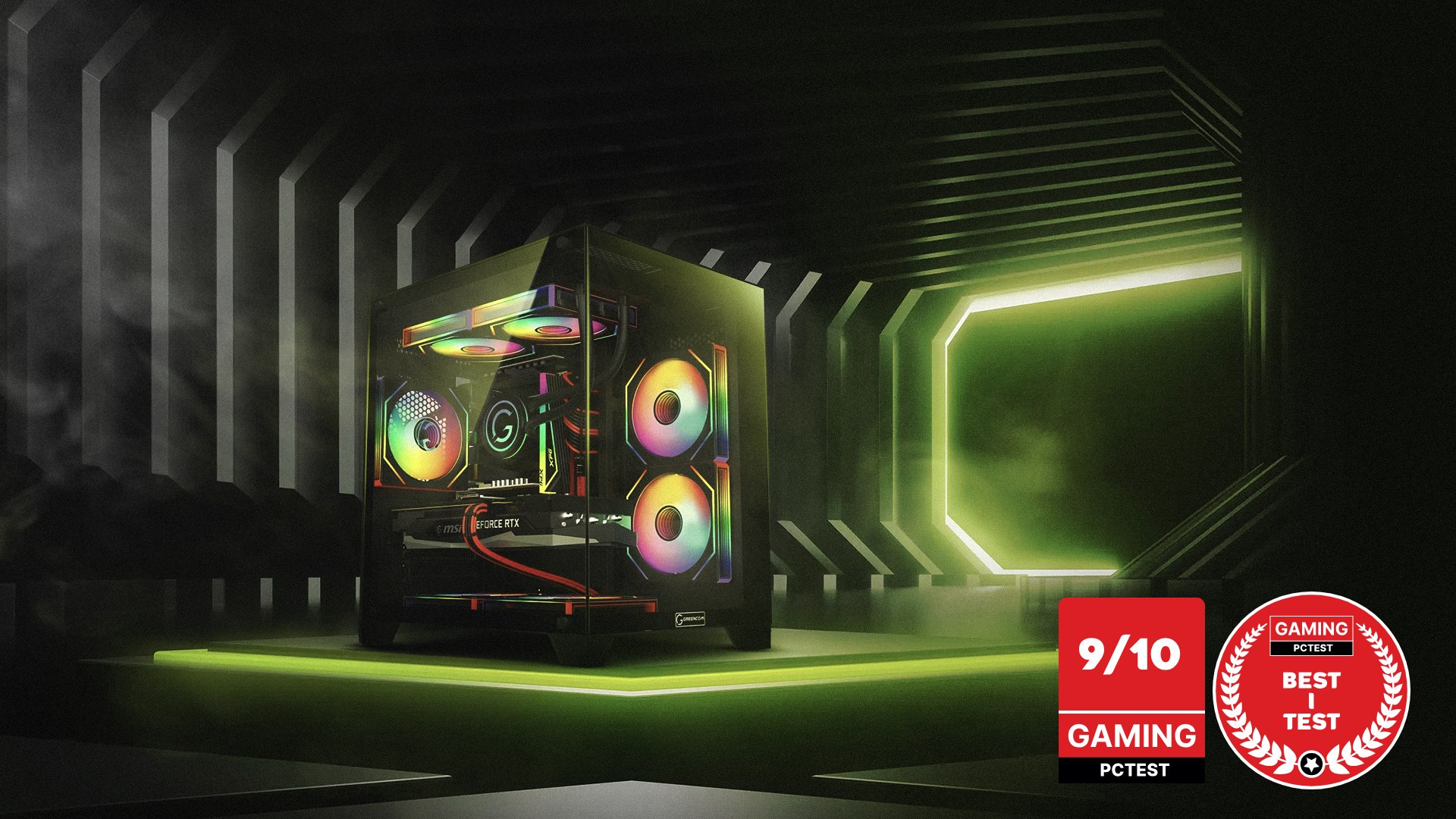 Phoenix Z569CR Gaming PC med RTX 5060 og Ryzen 7